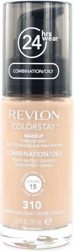 Revlon Colorstay Foundation With Pump 310 Warm Golden Oily Skin Bol