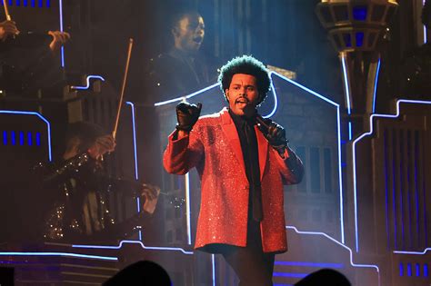 The Weeknd's Super Bowl LV halftime show features string of smash hits ...