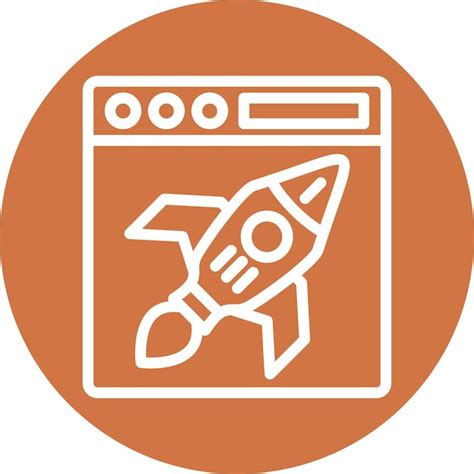 Premium Vector Vector Design Launch Icon Style