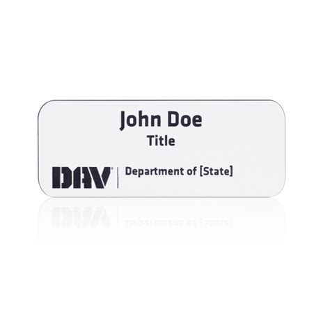 Name Badges - DAV