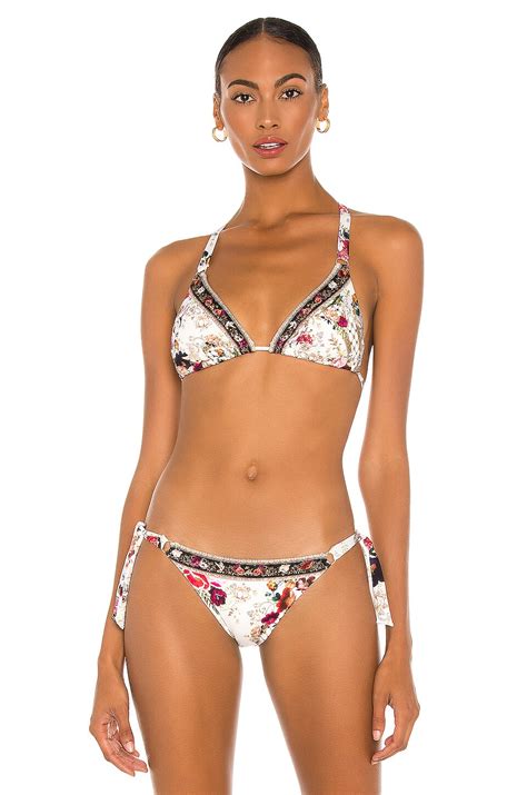Camilla Ring Tri Bikini Top In Fairy Godmother REVOLVE