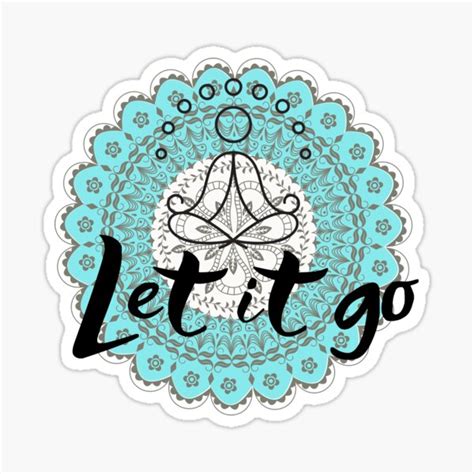 Let It Go Sticker By Settcee Redbubble