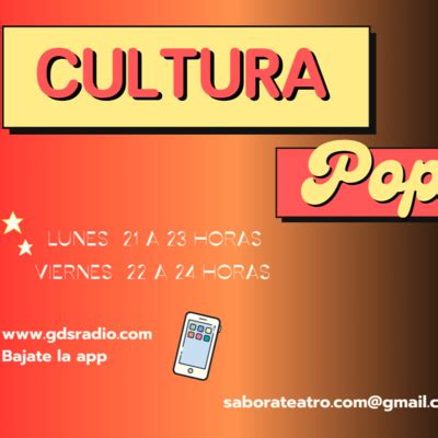 Cultura Pop Programa De Abril De By Gds Radio Mar Del Plata