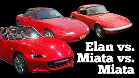 Lotus Elan Na Miata Nd Miata Compared Spec For Spec Miata Mazda