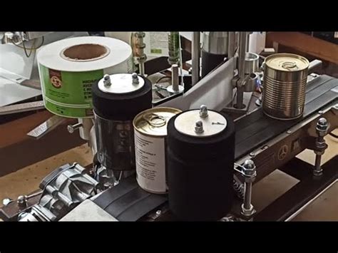ЭМ-4П.Мини. Модификация для этикетирования жестебанки 3А. - YouTube