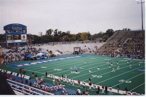 MTSU Blue Raider Football! | Raiders football, Mtsu, Football stadiums