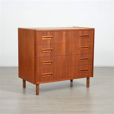 Danish Mid Century Teak Chest Of Drawers 157829