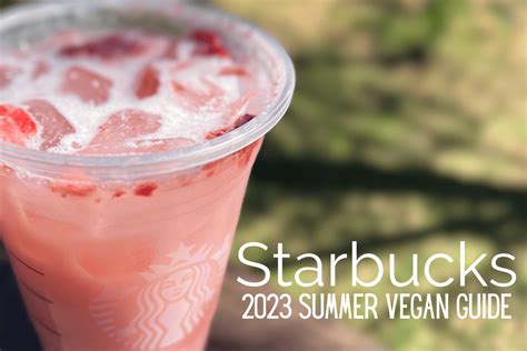 Starbucks 2023 Summer Vegan Guide – VeggL