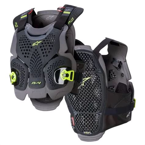 Colete Alpinestars A Max Chest Fl Or Preto Lan Amento Frete Gr Tis