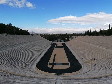 Panathenaic Stadium, home of the first modern Olympic Games in 1896 ...