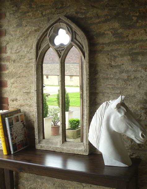 Large Double Light Gothic Arch Mirror Etsy