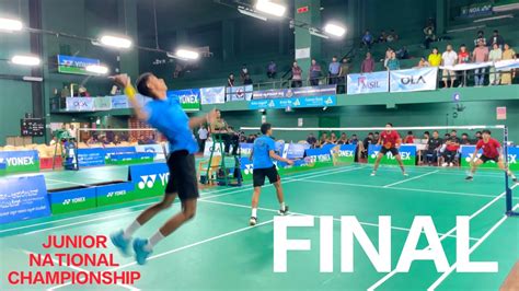 FINAL YONEX SUNRISE JUNIOR NATIONAL BADMINTON CHAMPIONSHIP MD U19