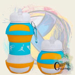 Silicone Collapsible Sports Water Bottle – Carousel Clothes