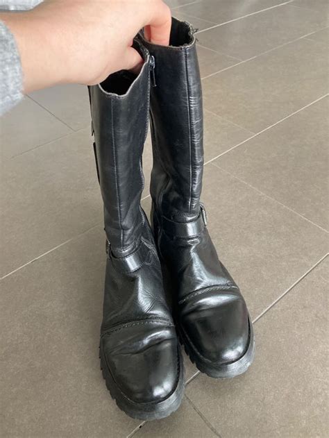 Schwarze Lederstiefel Bally 40 Kaufen Auf Ricardo