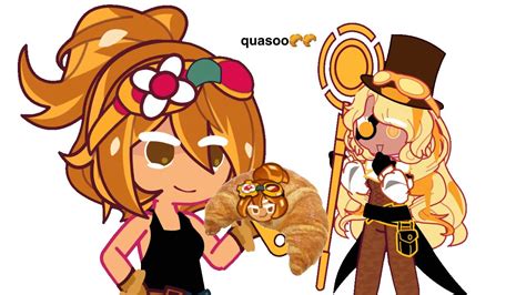 Today I Wanted To Eat A 🥐croissant🥐 Quaso Gacha Life 2 Croissant Cookie And Timekeeper