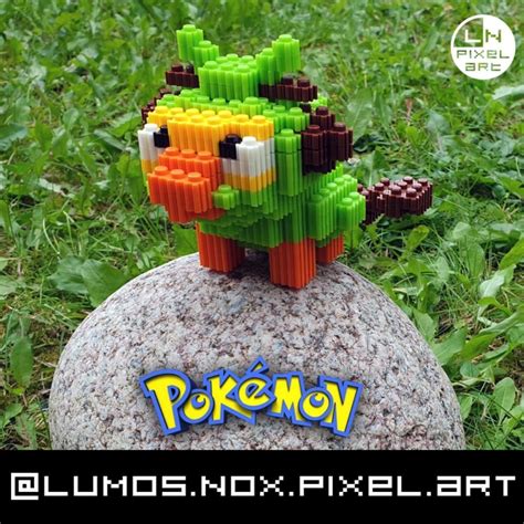 Create A 3d Pokemon Grookey With Pix Brix