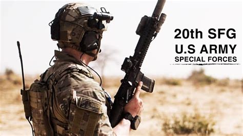 20th SFG US Army Special Forces De Oppresso Liber YouTube