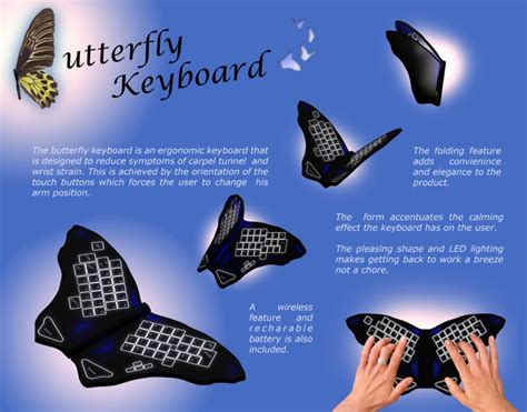 Butterfly Keyboard by Ian Leonard at Coroflot.com