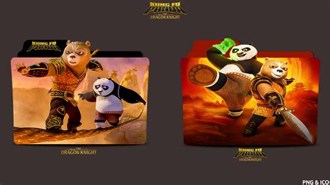 Kung Fu Panda The Dragon Knight Folder Icons Pack By Kabugoivan On