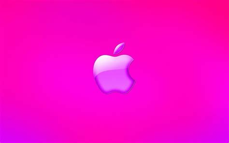 Apple Logo on Purple Background