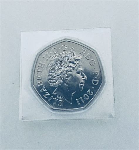 2012 London Olympic Football Offside Rule 50p Coin Bu Brilliant