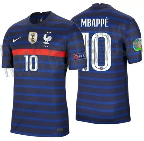 NIKE KYLIAN MBAPPE France Home Jersey Euro 2020 2021 £226.06 - PicClick UK