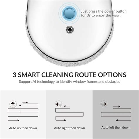 Robot De Limpieza De Ventanas Alfabot X Limpiador Autom Tico De Vidrio