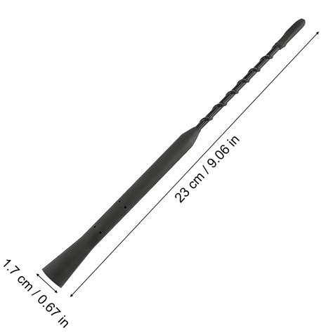 9 BLACK FLEXIBLE CAR AERIAL BEE STING MAST ANTENNA ARIEL ARIAL RADIO