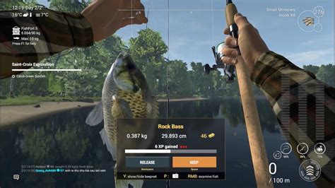 Fishing Planet Vi T Nam How To Catch Rock Bass Saint Croix Lake