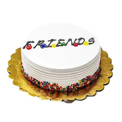 Buy/Send Happy Birthday Friend Cake Online @ Rs. 1699 - SendBestGift