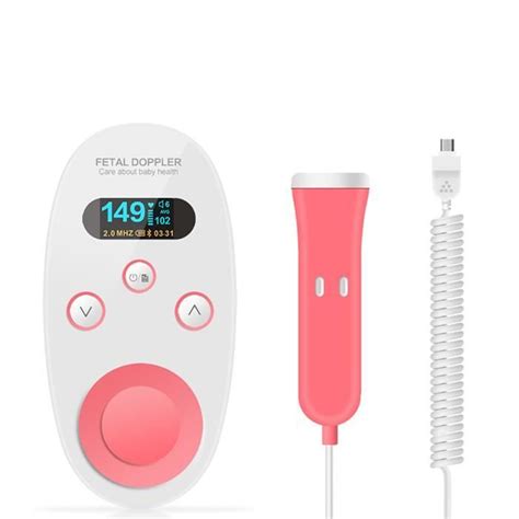 Moniteur de fréquence cardiaque Doppler Détecteur à ultrasons Non