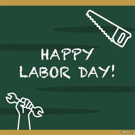 Happy Labor Day Chalkboard Clip Art in SVG, Illustrator, JPG, EPS, PNG - Download | Template.net