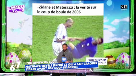 TPMP on Twitter Materazzi révèle enfin ce qui a fait craquer Zidane