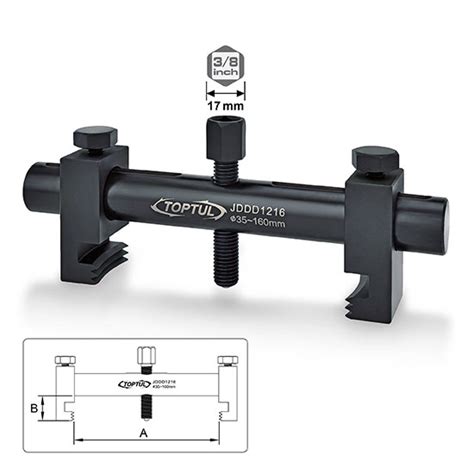 ribbed drive pulley puller toptul  mark  professional tools