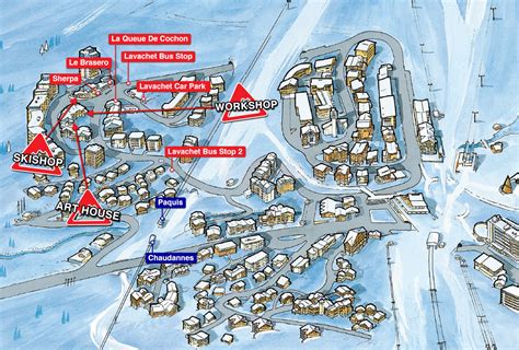 Tignes Lift Map