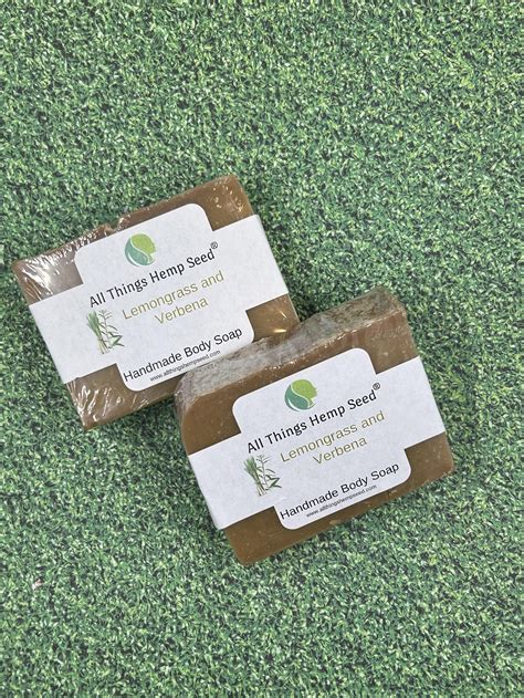 Lemongrass Verbena Bar Soap All Things Hemp Seed