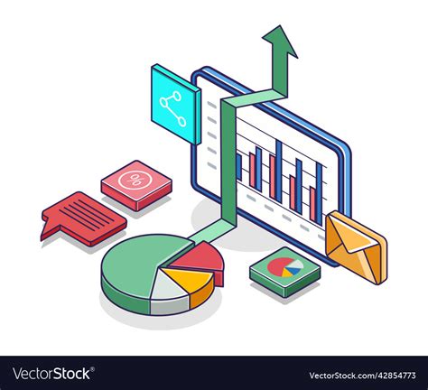 Successful Investment Business Analysis Royalty Free Vector