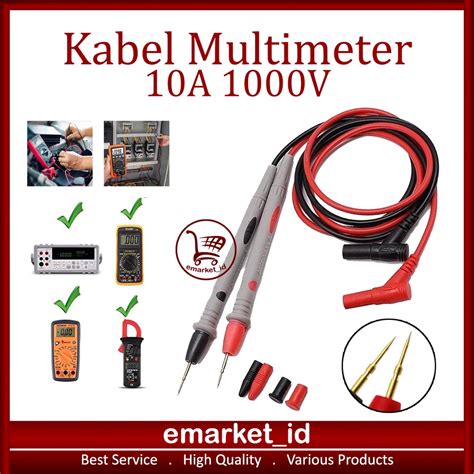 Jual Kabel Multimeter A V Probe Tester Multitester Jarum