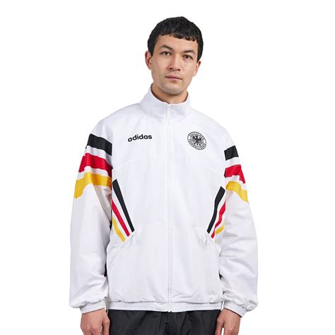 Adidas Germany Woven Track Jacket White Black Hhv