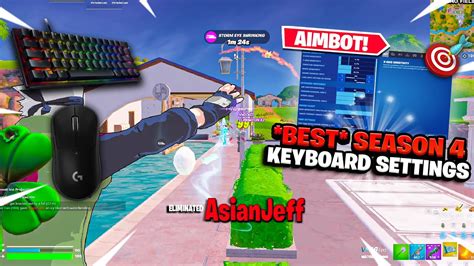 The Best Keyboard Mouse Settings For Insane Aim Fast Edits