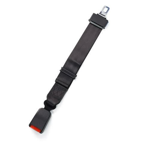 E4 Safety Certified Adjustable Seat Belt Extension Type A Black 9