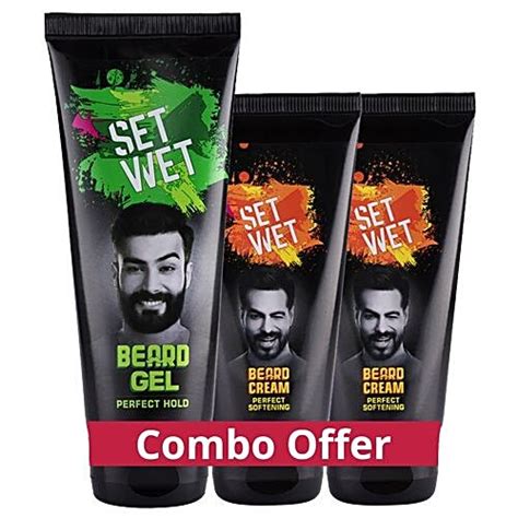 Buy Set Wet Styling Cream - Beard + Styling Gel - Beard 50 mlx2 + 100 ...