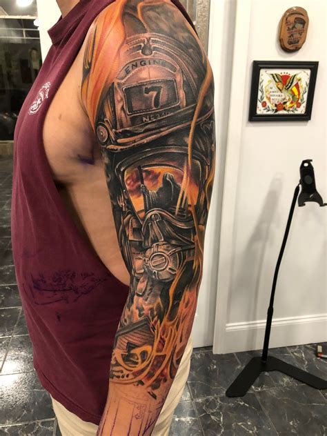 Firefighter tattoo sleeve – Artofit