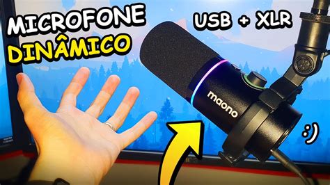 MELHOR Microfone Dinâmico que eu já tive Maono PD200X YouTube