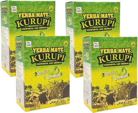 Amazon Kurupi Yerba Mate With Mint And Lemon X G Lbs