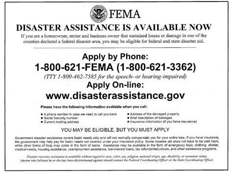 Fema Assistance For Hurricane Evacuees From Puerto Rico County Of Union