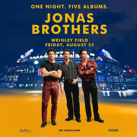 Jonas Brothers Five Albums One Night In Chicago At Wrigley