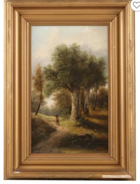 antique oil painting Holland artist J Haller .nineteenth century ...