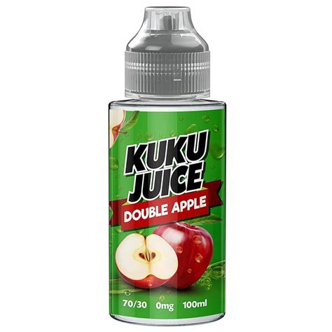 Double Apple Shortfill E Liquid By Kuku Juice 100ml EcigstoreUK