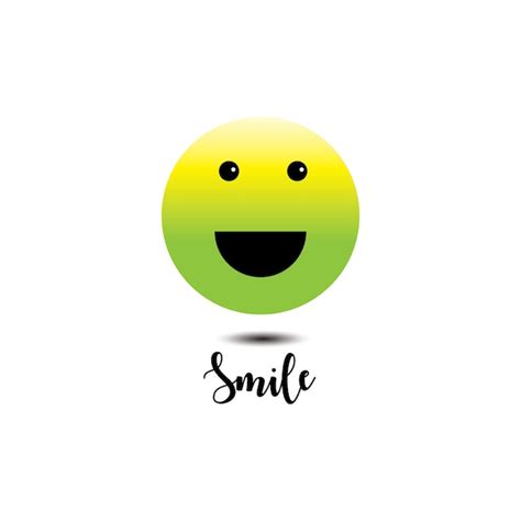 Premium Vector Smile Emoticon Logo Template Design